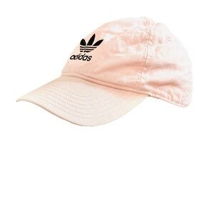 Adidas Pastel Pink Baseball Hat Front Logo